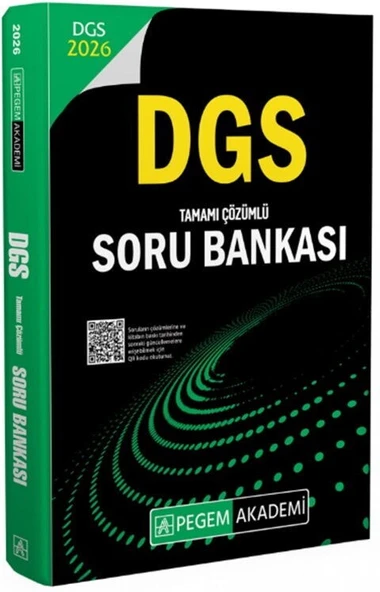 2026 DGS Tamamı Çözümlü Soru Bankası Pegem Yayınları ürün görseli 1