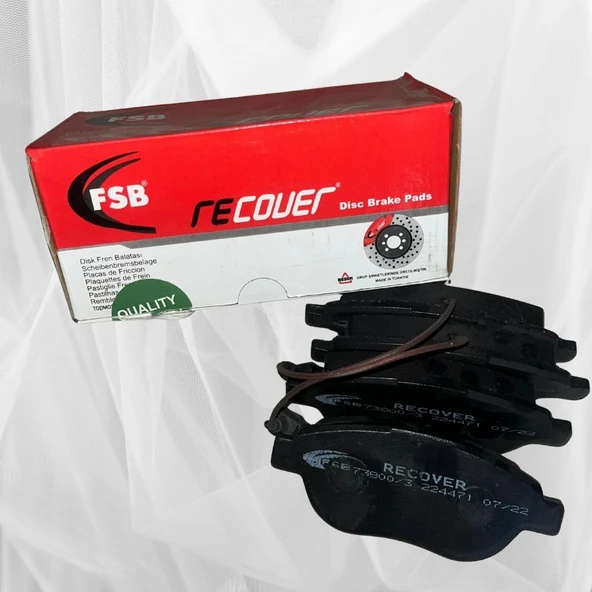 Ön Balata P207 06 P307 00 Doblo 01 Part 03 Berlingo 00 C3 02 C4 04 Xsara 00 425492 RECOVER ürün görseli 1