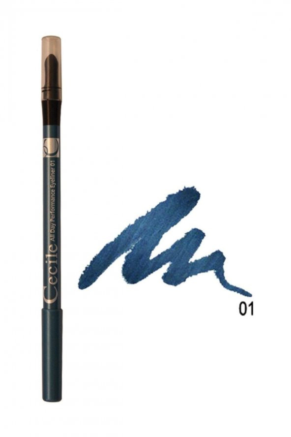 Cecile Eyeliner - All Day Performance Eyeliner 01 Cec 54 8698438007504 ürün görseli 1