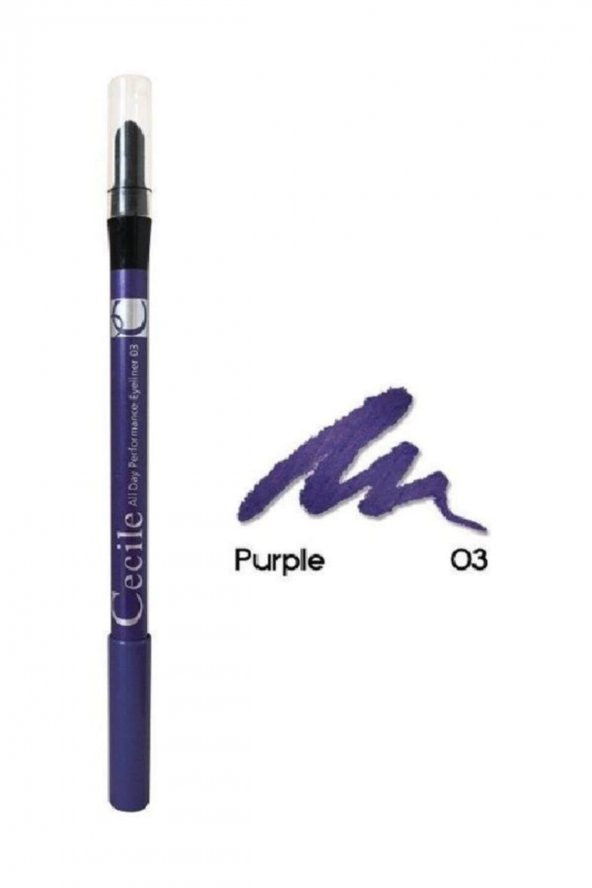 Cecile Eyeliner - All Day Performance Eyeliner 03 8698438007528 ürün görseli 1