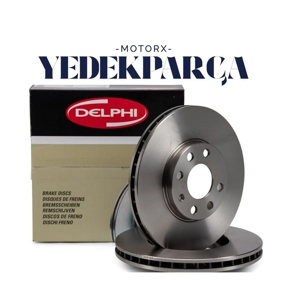 Ön Fren Aynası Takım (2 Adet) – Peugeot 206 / 207 / 307, Partner; Citroën Berlingo (1996–), C2 (2003–), C3 (2002–), C4 / C5 – 266×22 mm, 4 Delik, Havalandırmalı Uyumlu ürün görseli 1