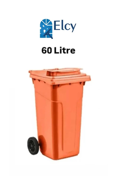 ELCY Plastik Çöp Konteyneri 60 Litre Plastik Konteyner - A Isıya Karşı Dayanıklı Malzeme ürün görseli 1