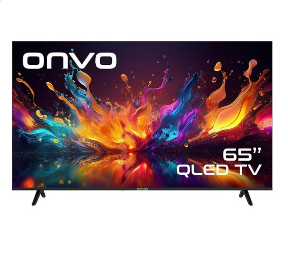 Onvo 65OVF9250UQ 4K Ultra HD 65" 165 Ekran Uydu Alıcılı Google Smart QLED TV ürün görseli 1