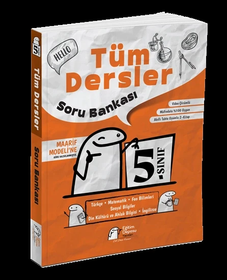 5. Sınıf Tüm Dersler Soru Bankası Eğitim Deposu Yayınları ürün görseli 1