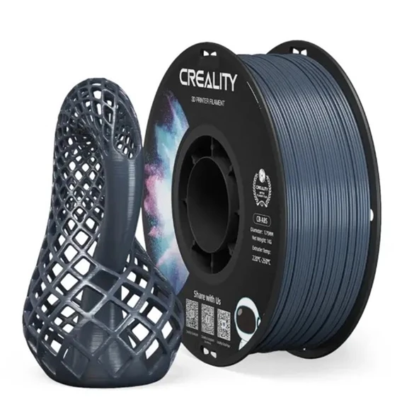 Creality Cr-Abs gri  Filament 1.75mm 1000gr ürün görseli 1