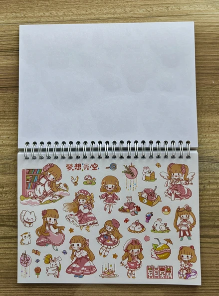 Sticker Seti - 60 Sayfa 2000+ Adet - (Mor Set) - Resim 3