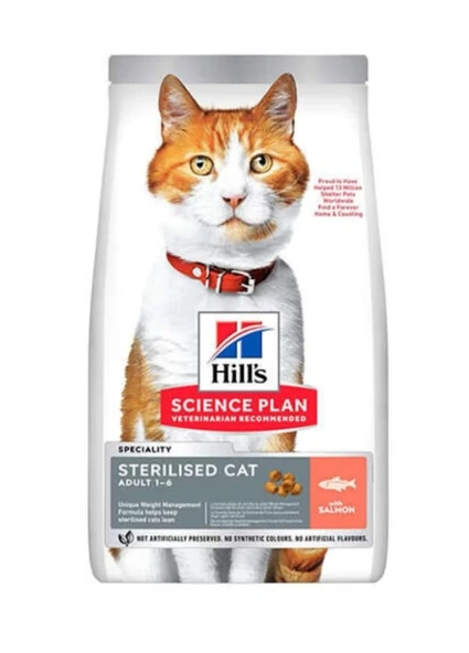 Hill's Somonlu Kısırlaştırılmış Açık Yetişkin Kedi Maması 2 KG ürün görseli 1