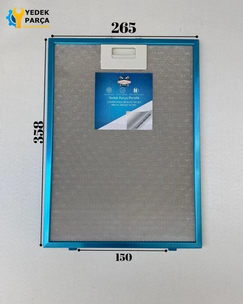 NEFF: D76S21N0 | 265x358 mm | Aspiratör & Davlumbaz Tel Yağ Filtresi | Model: 00703451| 26,5x35,8 mm ürün görseli 1