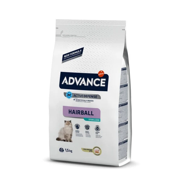 Advance Hairball Sterilized Hindili Kısır Kedi Maması 1,5 Kg ürün görseli 1