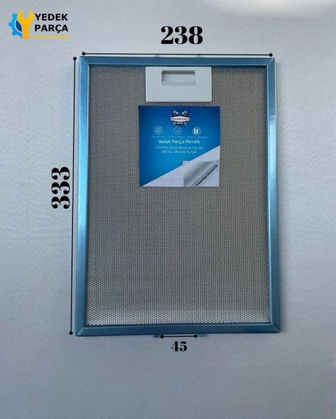 Sauter: SHD1020X | 240x333 mm | Aspiratör & Davlumbaz Tel Yağ Filtresi | Model: YY87X6378 | 24x33,3 cm ürün görseli 1