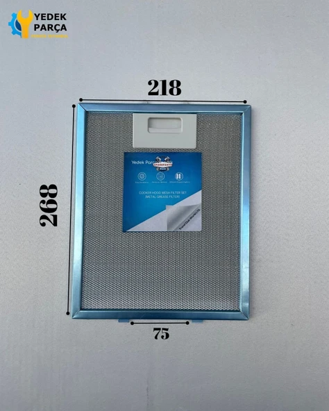 Neff: D9904W0 | 218x268 mm | Aspiratör & Davlumbaz Tel Yağ Filtresi | Model: 00449421| 21,8x26,8 cm ürün görseli 1