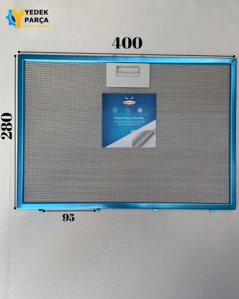400x280 mm Aspiratör & Davlumbaz Tel Yağ Filtresi 40x28 cm ürün görseli 1