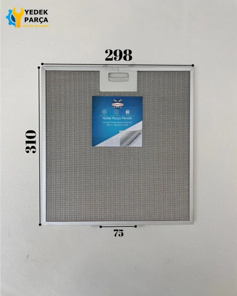 300x310 mm Aspiratör & Davlumbaz Tel Yağ Filtresi 29,8x31 cm ürün görseli 1