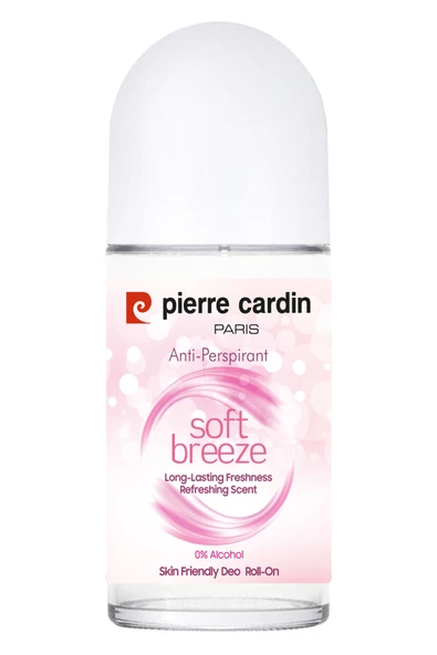 Pierre Cardin Roll-on Kadın Deodorant Ter Kokusu Önleyici Leke Bırakmayan 48 Saat Anti-perspirant Koruma – Soft Breeze Yumuşak Esinti 50 ml ürün görseli 1