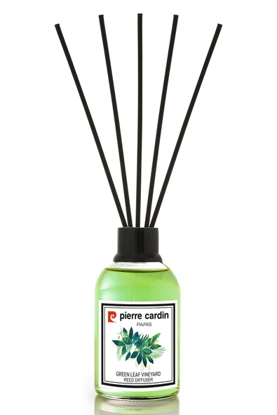 Pierre Cardin Reed Diffuser 110 ml -  Green Leaf Vineyard – Yeşil Yaprak Bağları Oda Kokusu ürün görseli 1