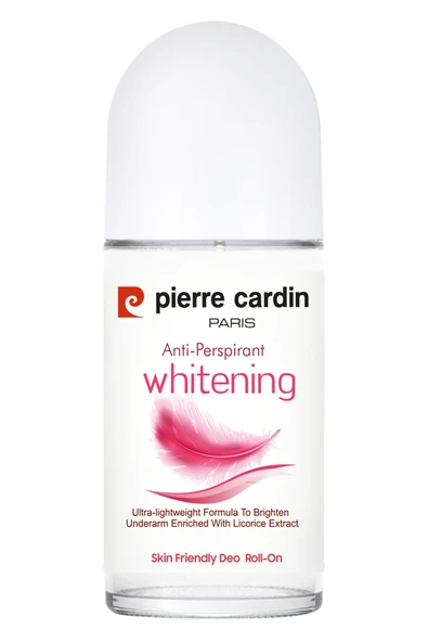 Pierre Cardin Roll-on Kadın Deodorant Ter Kokusu Önleyici Leke Bırakmayan 48 Saat Anti-perspirant Koruma – Whitening Beyazlatıcı 50 ml ürün görseli 1