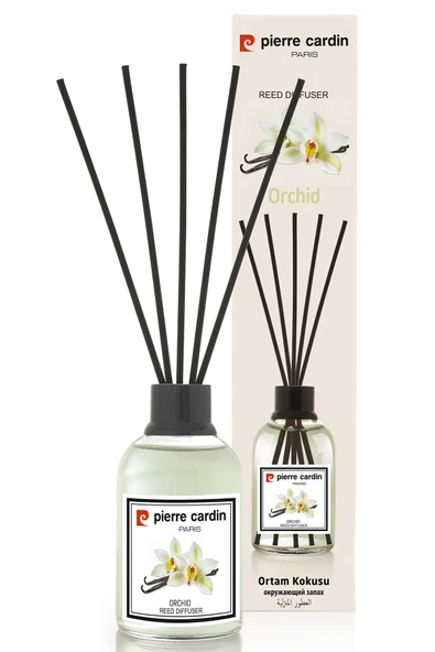 Pierre Cardin Reed Diffuser 110 ml – Orchid – Orkide Oda Kokusu - Resim 2