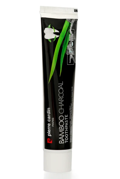 Pierre Cardin Bambu Kömürlü Diş Macunu – Doğal Beyazlatıcı & Ferah Nefes – 75 ml- Natural Whitening Toothpaste – Bamboo Charcoal Power ürün görseli 1