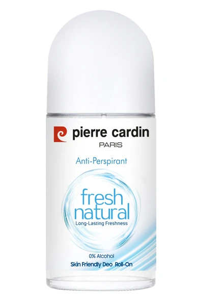 Pierre Cardin Roll-on Kadın Deodorant Ter Kokusu Önleyici Leke Bırakmayan 48 Saat Anti-perspirant Koruma – Fresh Natural Doğal Tazelik 50 ml ürün görseli 1