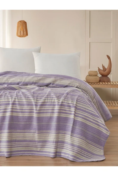 Vicuna Home  Pamuklu 4 Mevsim Çift Kişilik Battaniye ürün görseli 1