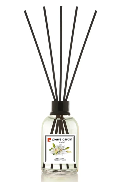 Pierre Cardin Reed Diffuser 110 ml – White Lily – Beyaz Zambak Oda Kokusu ürün görseli 1
