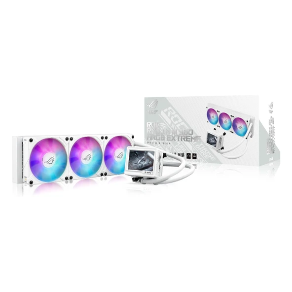 Asus ROG Ryujin III 360 ARGB Extreme White Edition 360mm AM5/1851P Beyaz İşlemci Sıvı Soğutucu ürün görseli 1