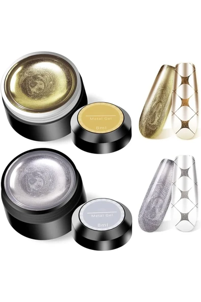 Fontenay Metallic Gel Tırnak Dizaynı İçin ürün görseli 1
