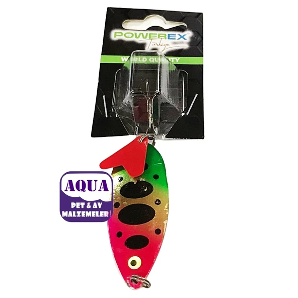 Turna Kaşığı 26 gram 6,5 cm Powerex Mause 26 gr. 6,5 cm. Metal Kaşık Sahte Yem Model : 5544 ürün görseli 1
