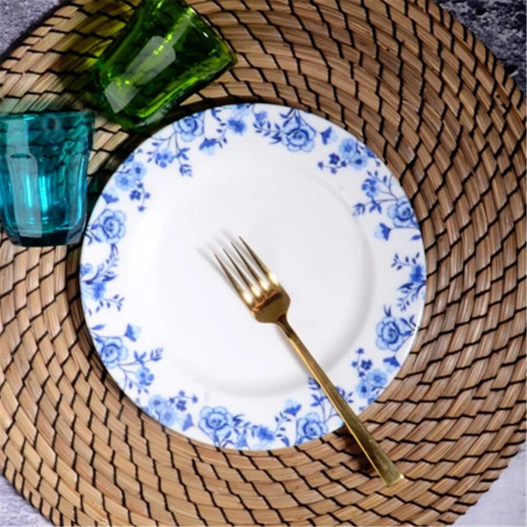 PST-0040 YUV.PASTA TABAGI 20 CM BLUEFLOWER ürün görseli 1