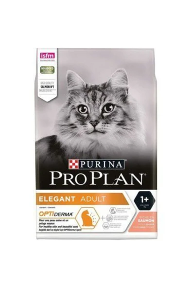 Proplan Elegant Derma Somonlu Yetişkin Kedi Maması 10 kg ürün görseli 1