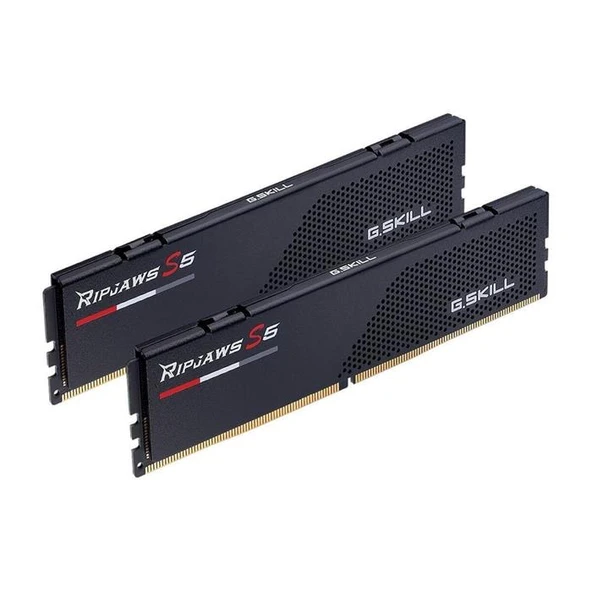 F5-5600J3636C16GX2-RS5K -GSKILL Ripjaws S5 Siyah DDR5-5600Mhz CL36 32GB (2X16GB) DUAL (36-36-36-89) 1.2V ürün görseli 1
