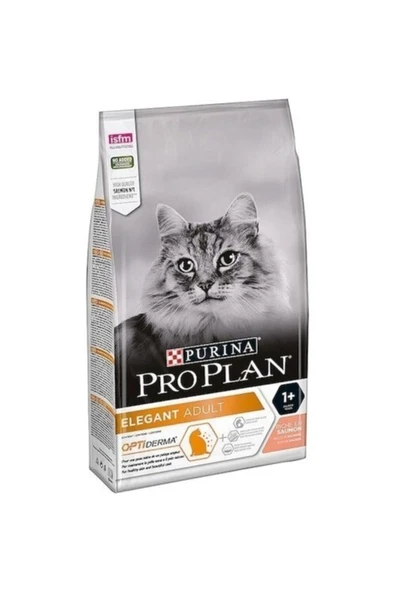 Pro Plan Elegant Derma Somonlu Yetişkin Kedi Maması 10 Kg ürün görseli 1