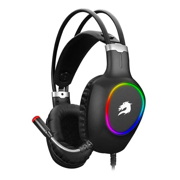 GameBooster H05 Zen Rainbow LED 7.1 Titreşimli Siyah Oyuncu Kulaklığı GB-H05 ürün görseli 1