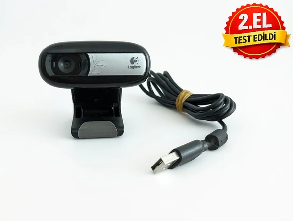 Logitech C170 480p Dahili Mikrofonlu Kamera Webcam V-U0026 (2.el Kullanılmış Üründür) ürün görseli 1