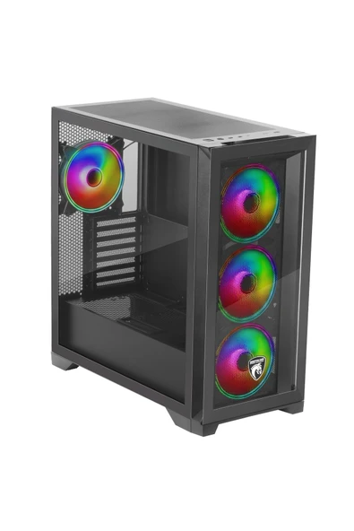 Green Griffin G9 Argb 2xusb3.0 1xusb3.1 1xtype-c Kumandalı Oyun Bilgisayar Kasası (PSU YOK) ürün görseli 1