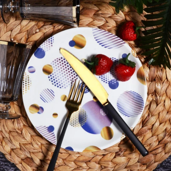 501-1 SER.PASTA TABAK YUV. PURPLE 21 CM ürün görseli 1