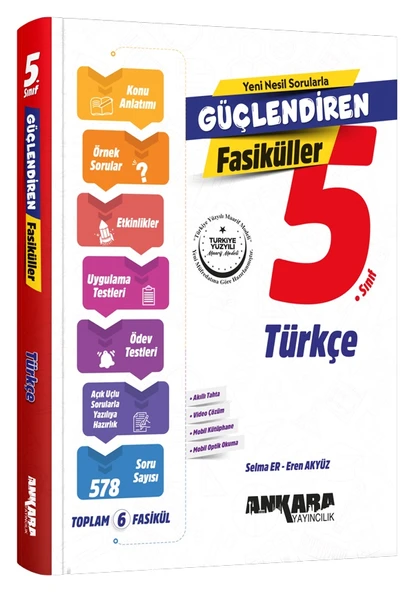 Ankara 2026 5. Sınıf Türkçe Güçlendiren Fasikül Set Güncel Müfredat ürün görseli 1