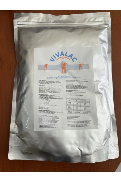 Lacto Vivalac buzağılar için tamamlayıcı süt ikramı yemi 1 kg ürün görseli 1