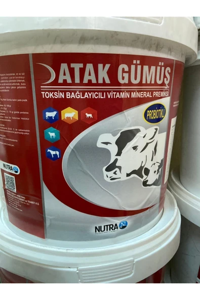 NUTRA Atak Gümüş Vitamin Mineral Maya Toksin Bağlayıcı Inek Koyun Buzağı 25kg ürün görseli 1