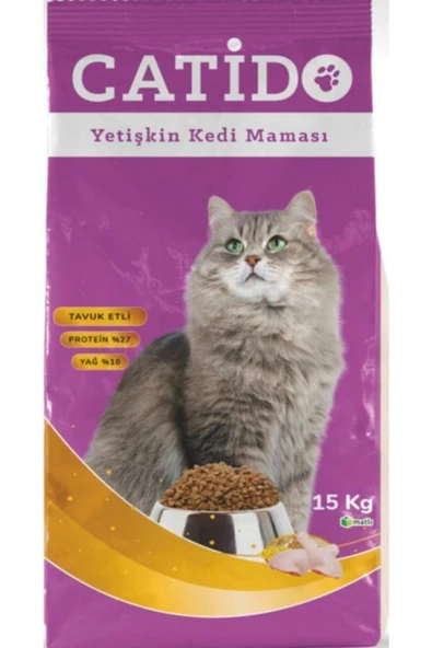 CATİDO Catido Tavuklu Yetişkin Kedi Maması 15 Kg ürün görseli 1