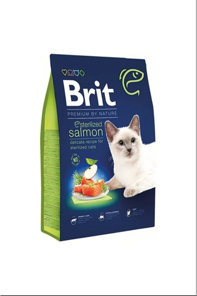 Brit Care Somonlu Kısırlaştırılmış Kedi Maması 8 Kg ürün görseli 1