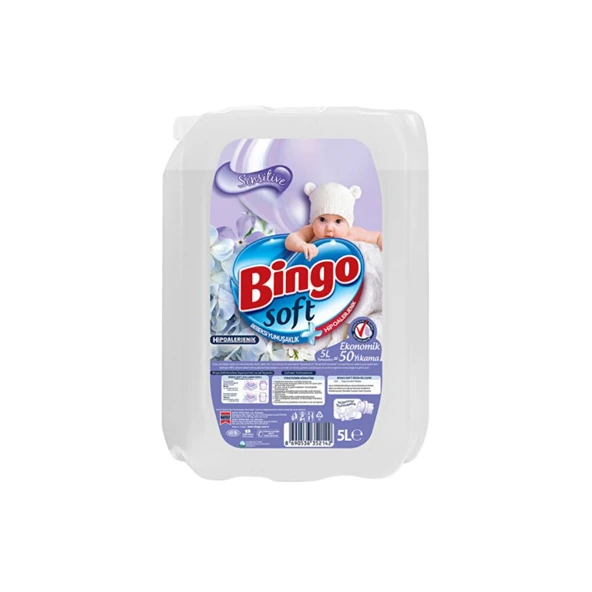 Bingo Soft Sensitive Yumuşatıcı 50 Yıkama 5 lt ürün görseli 1