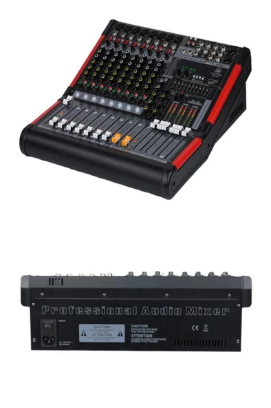 Maxword DC08-PRO 2x99 DSP Efekt Ses Mikseri 8 Kanal Deck Mixer ürün görseli 1