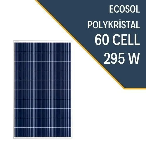 ECOSOL 295W POLYKRİSTAL ECOSOL GÜNEŞ PANELİ ürün görseli 1