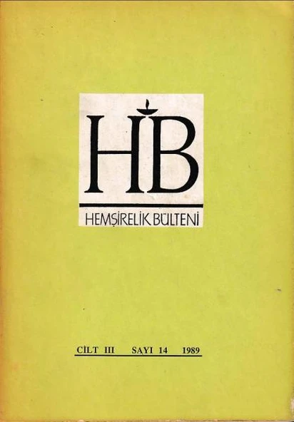 Hemşirelik Bülteni 14 1989 ürün görseli 1