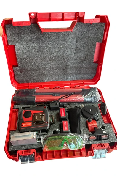 Lazer terazi+ lazer metre+ trikodan ayak 3lü set ürün görseli 1