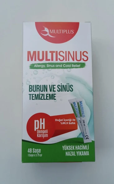 Multiplus Burun ve Sinüs Temizleme Yedek 48 Saşe ürün görseli 1