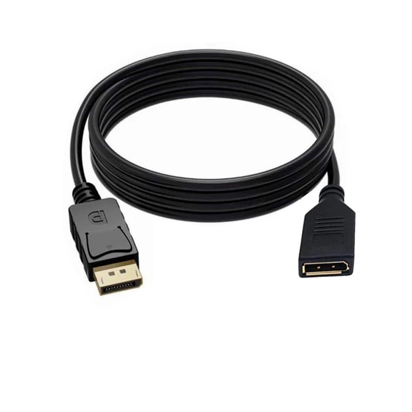 Display port dişi erkek kablo display dişi erkek uzatma kablosu 2m ürün görseli 1