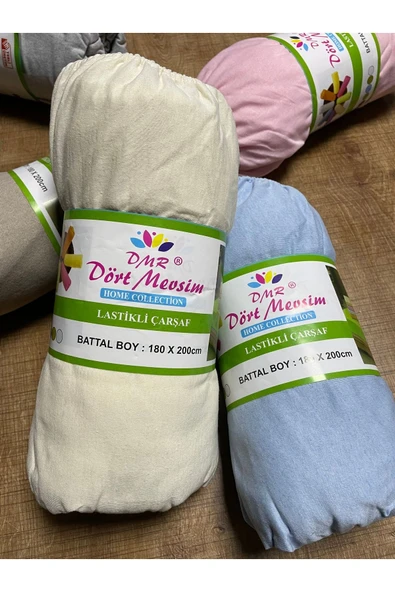 DMR Dört Mevsim HOME COLLECTION Çift Kişilik Lastikli Çarşaf Penye ürün görseli 1