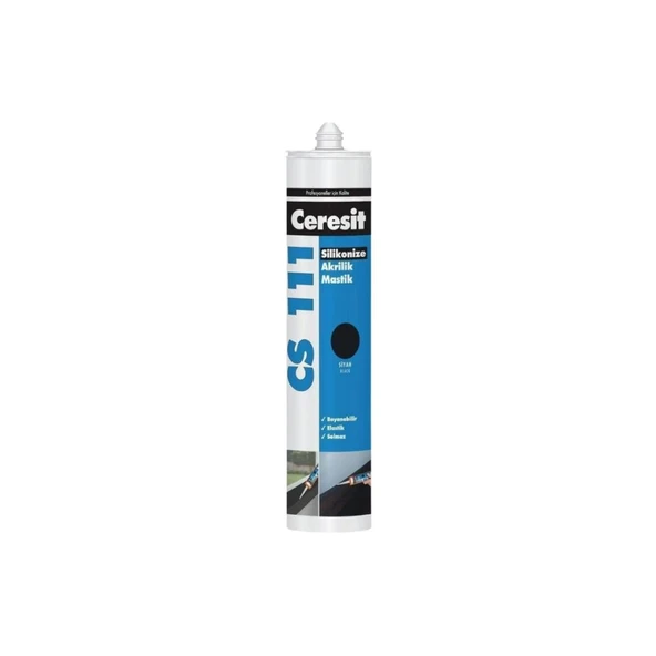 Ceresit Cs 111 Akrilik Mastik Siyah 280 ml ürün görseli 1